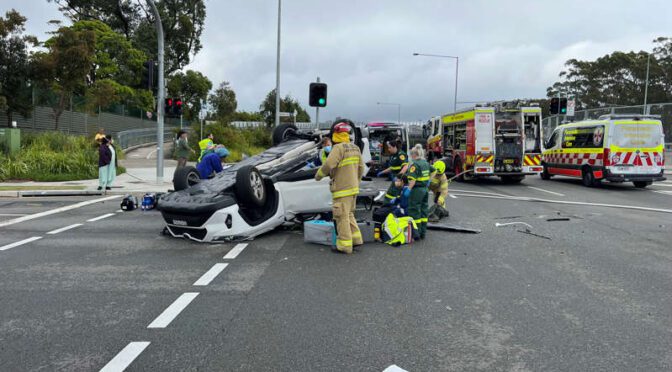 Car Crash in Sydney